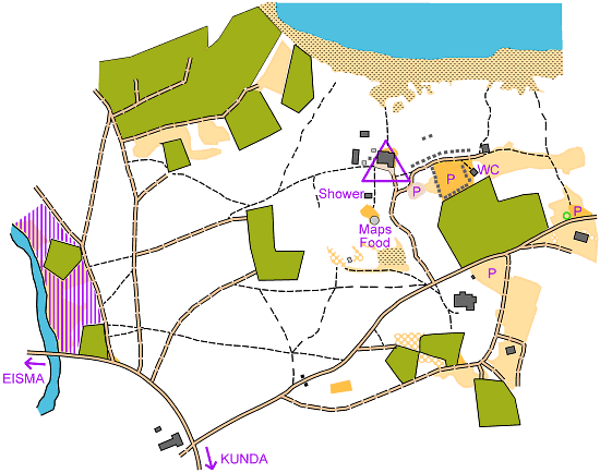 Map of the Event Centre