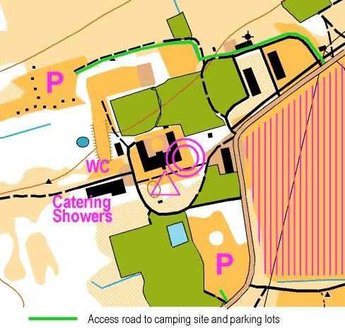 Map of the Event Centre